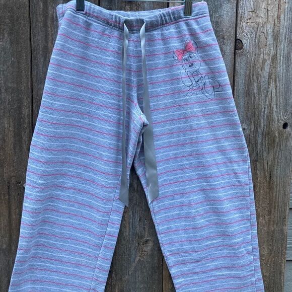 DISNEY M Minnie Mouse Unisex Striped Comfy lounge pants - Picture 1 of 10